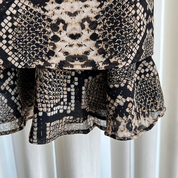 Twig - snake-skin looking pattern dress - size small - Picture 9 of 9